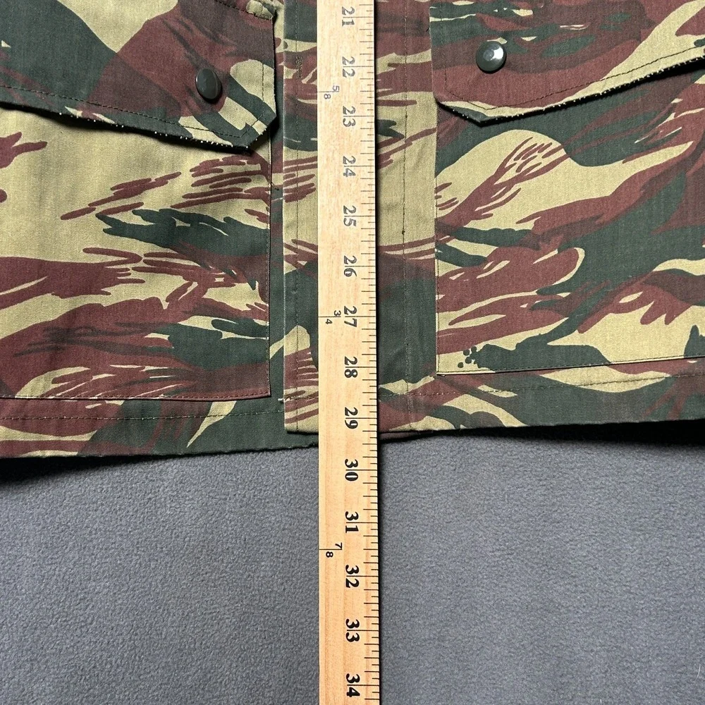 Vtg 70s French F1 Lizard Camo Military Uniform Set Jacket & Pants Deadstock M